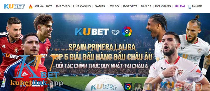 Kubet là đối tác của các câu lạc bộ bóng đá của châu Á